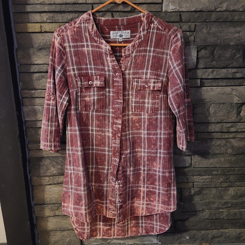 Women's Plaid Tunic